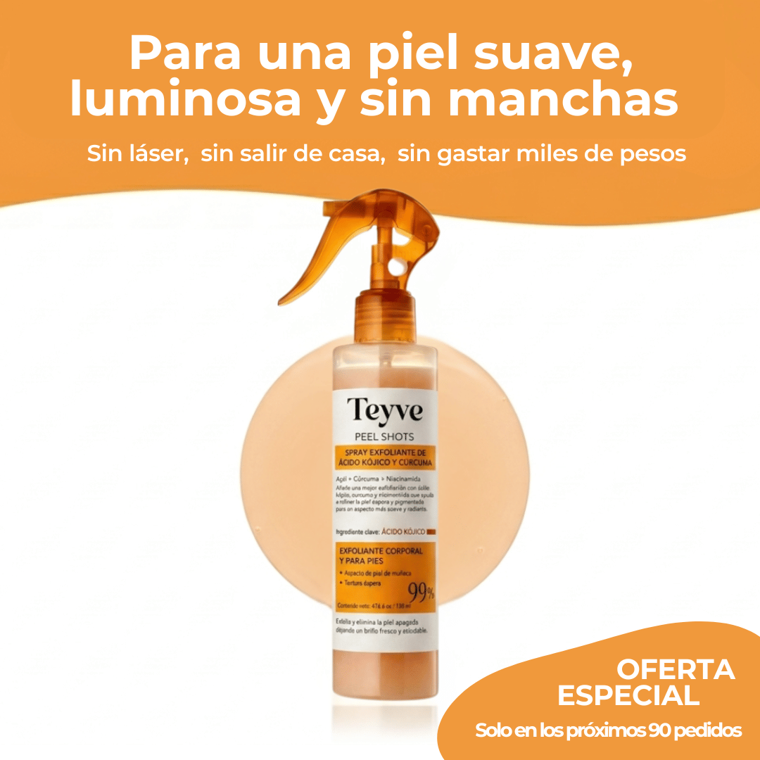 Spray Exfoliante - Piel renovada en segundos